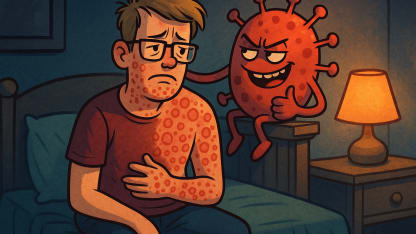 Hank Green has shingles