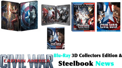 Captain America: Civil War - Blu Ray Comparison (Collector's vs. Steelbook Edition)