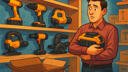 You're buying into a battery platform, not the tools.