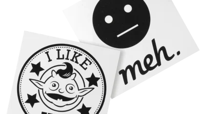 Meh & Irk Temporary Tattoos