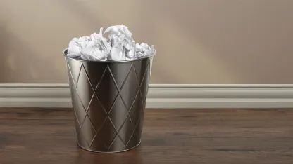 2-Pack: 8L Stainless Steel Waste Bin