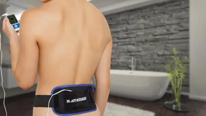 IQ Massager Mini 2 TENS & EMS Unit With Belt and Slippers