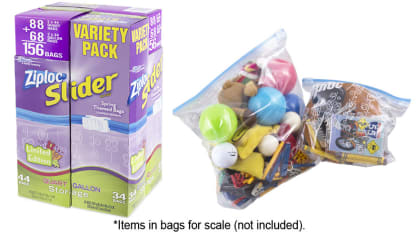 Ziploc 156-Count Variety Pack