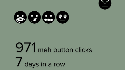 Meh Button Click Calendar