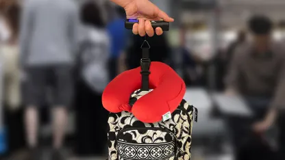 TraverGo Travel Neck Pillow and Luggage Scale Combo
