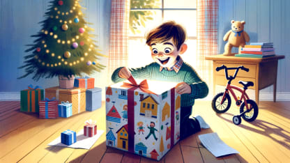 The best gift I ever got as a kid was a: