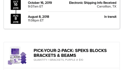 Can someone explain this shipping chronology?