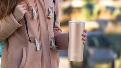 2-Pack: BUILT 20oz Double Wall Stainless Steel Tumblers