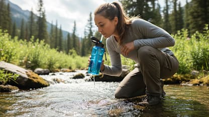 LifeStraw Go 1L Tritan Water Filter Bottle (Royal Blue)