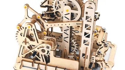 Seriously cool mechanical (and some with motor robots) wooden kits