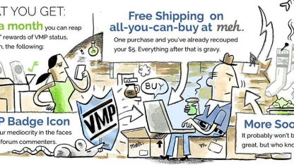 When was the last free thing Meh has given out for VMP?