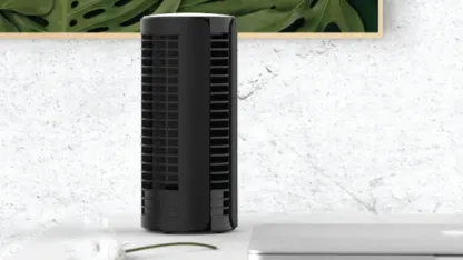 2-Pack: Vornado ATOM 1 Compact 360° Oscillating Tower Circulator