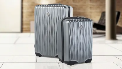 Joy Mangano 2-Piece XL/Carry-On Hardsided Luggage