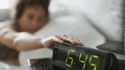 What constitutes sleeping in on a day off for you?