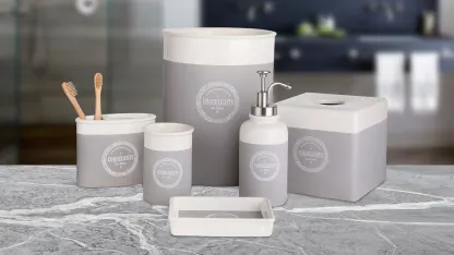 Coquelicots Ceramic Bath Ensemble