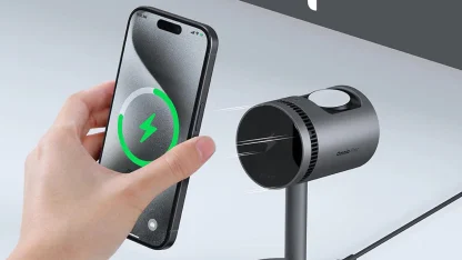 Aukey MagFusion 3-in-1 Wireless Charging Station with Qi2 Active Cooling