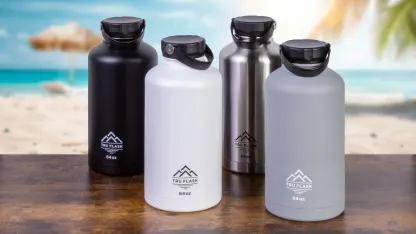 2-Pack: TRU FLASK 64oz Insulated Bottles