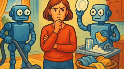 You can choose one automated chore-doer. What do you choose?