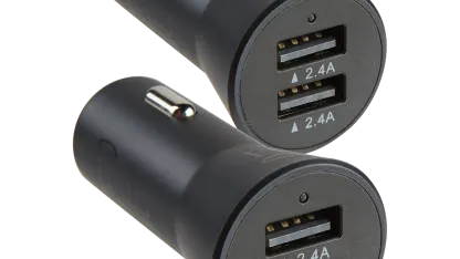 2-Pack: Halo Smart Charge Dual 2.4A Car Adapters