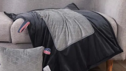 2-Pack: Peach Leaf 2-in-1 Weighted 6-Pound Lap Pad / Pillow