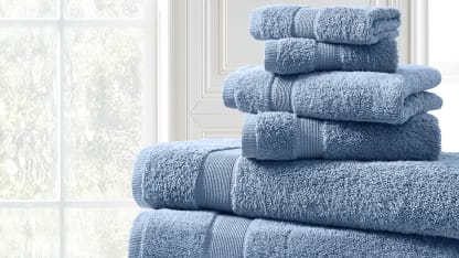 Blissful Bath 6-Piece 100% Cotton Bath Towel Set