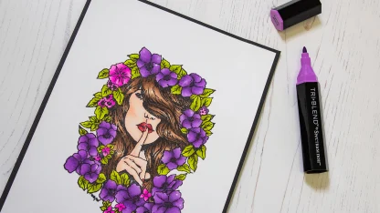 Spectrum Noir 24-Piece TriBlend Alcohol Marker Set (72 Colors)