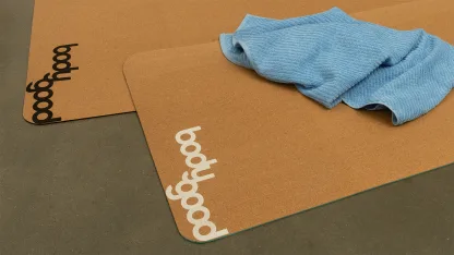 2-Pack: BodyGood 72x24 Cork Yoga Mats