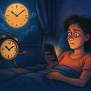 It's getting late. You lie down. But you're not ready to sleep. What do you do?