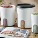 Tupperware 3-Piece One-Touch Canister Storage