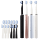 FineLife Sonic Toothbrush Family Pack with 4 Toothbrushes and 12 Brush Heads