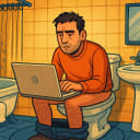 When I need to work on my computer at home, I go to: