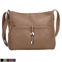 La Terre Vegan Leather Soft Messenger Crossbody