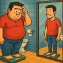 When I want to know whether I've gained or lost weight, I: