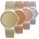 Laura Ashley Ladies Minimalist Mesh Band Watch