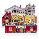 Norman Rockwell 6-Piece Main Street Village Set