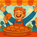 We're selling stroopwafels for the first time in a while. That's: