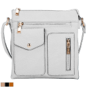 La Terre Vegan Leather Crossbody Messenger Bag