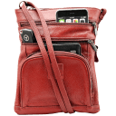 Steeltime Unisex Genuine Leather Serenity Prayer Crossbody Bag