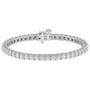 Diamond Muse 1 Carat TW Genuine Diamond Circle Link Tennis Bracelet