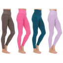 4-Pack: Nextex Apparel Women's Space Dye High-Waist Leggings
