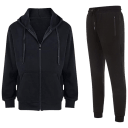 Nextex Apparel 2-Piece Men's Matching Fleece Zipper Joggers & Hoodie Set