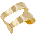Savvy Cie Plated Wide Open Cuff Bracelet