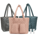Joan & David Diamond Quilted Travel Tote