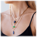 The Elegant 8-Piece Genuine Gemstone Jewelry Set