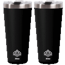 2-Pack: 30oz TruFlask Tumblers