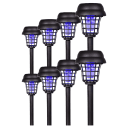 8-Pack: Ideaworks Solar Insect Zapper Stakes