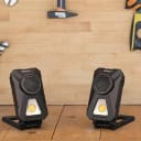2-Pack: Infinity X1 Rechargeable Bluetooth LED Worklight Speakers