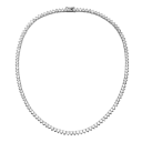 Genevive Flawless Simulated Diamond Tennis Necklace