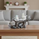 Kringle Express Branch with Two Birds Figure (20" x 13.5" x 7")