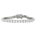 Genevive Vilette Classic Timeless Tennis Bracelet